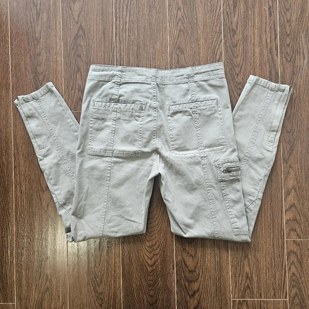 by Anthropologie Jefferson Moto Slim Fit Cargo Pants Size 26 - Picture 12 of 13